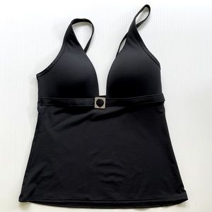 🖤👙CALVIN KLEIN Black TANKINI Swim Top | 6C 👙🖤